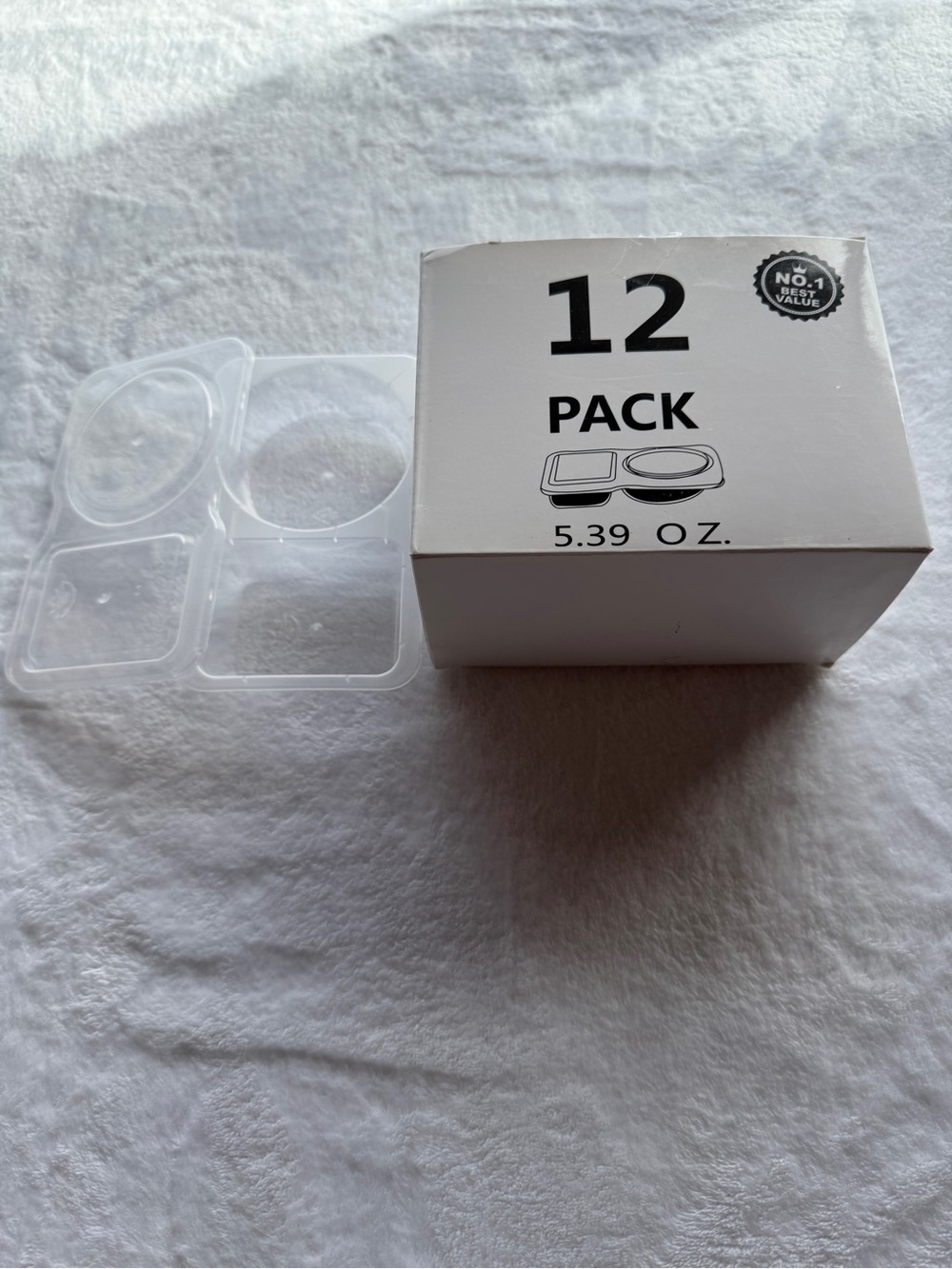 12 Pack Clear SNACK PACK W/lif